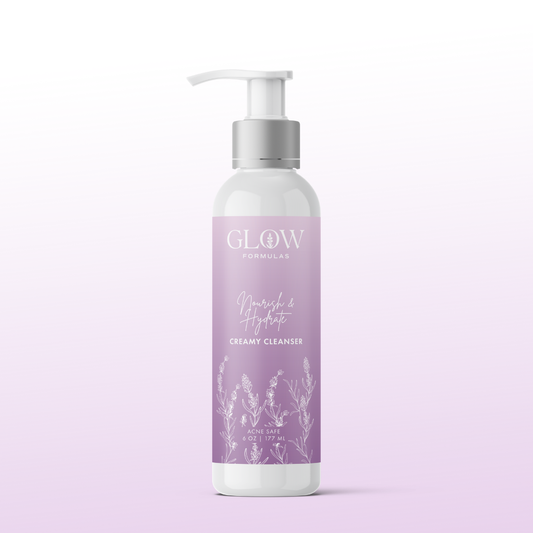 Nourish & Hydrate Creamy Cleanser – Gentle Hydrating Face Wash (6oz)