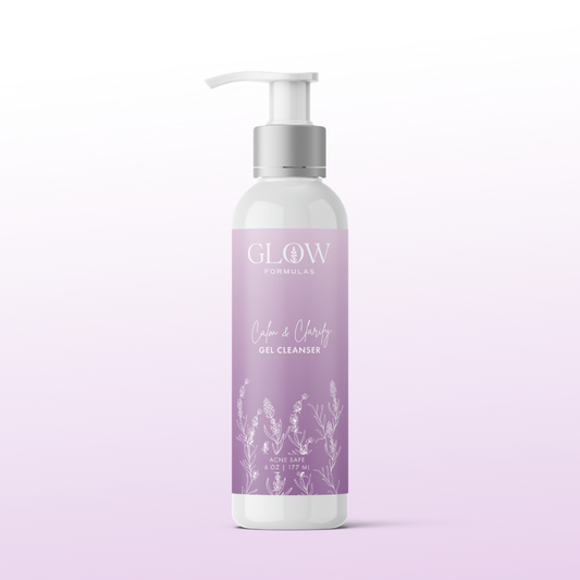 Calm & Clarify Gel Cleanser – Gentle Acne-Safe Face Wash (6oz)
